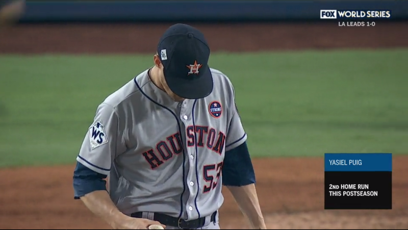 Illustration for article titled The Complete Collection Of Game 2's Pitcher Home Run Reaction Faces